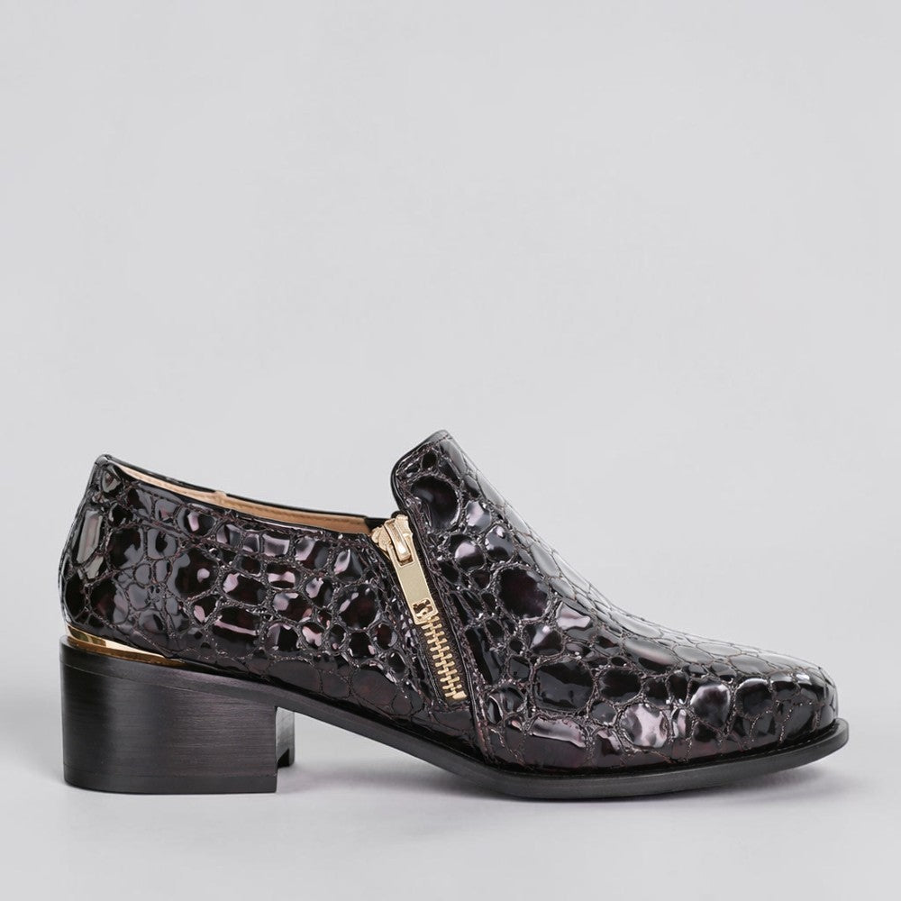 BRESLEY DARTMOUTH BORDO MOON PAT - Women Loafers - Collective Shoes 