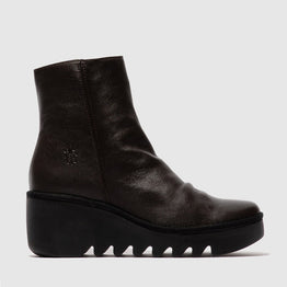 FLY LONDON BAAN DK BROWN - Women Boots - Collective Shoes 