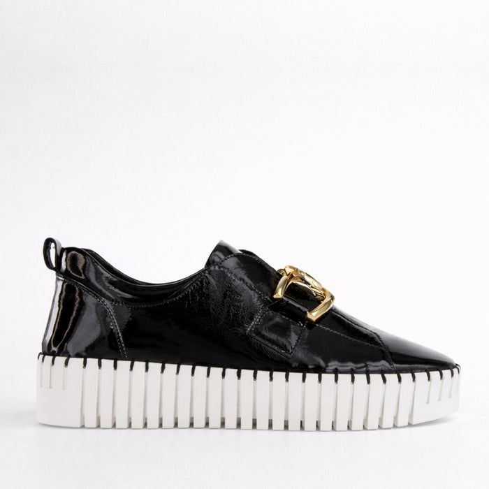 DJANGO & JULIETTE BAGE BLACK - Women Slip On - Collective Shoes 