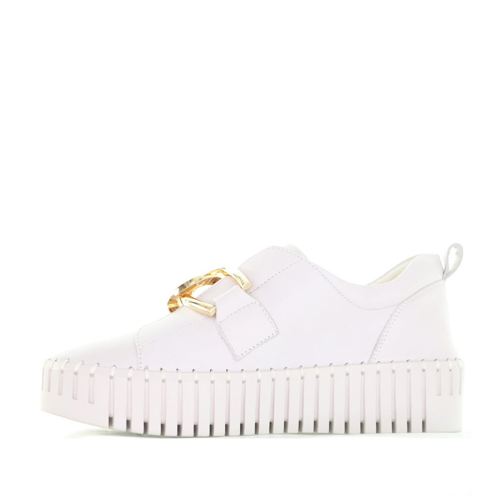 DJANGO & JULIETTE BAGE IVORY - Women Slip On - Collective Shoes 