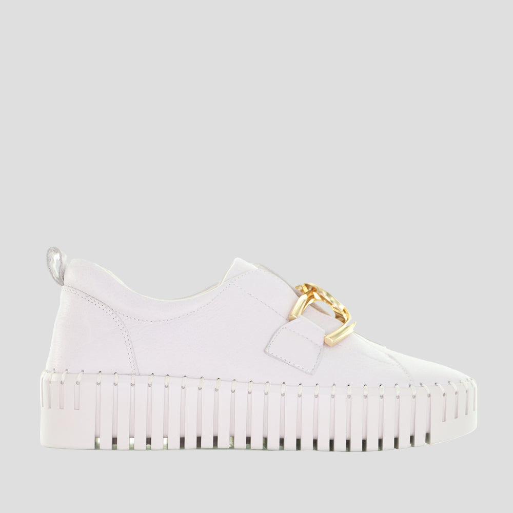 DJANGO & JULIETTE BAGE IVORY - Women Slip On - Collective Shoes 