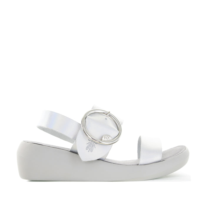 Fly London Bani Silver - Women Sandals - Collective Shoes 