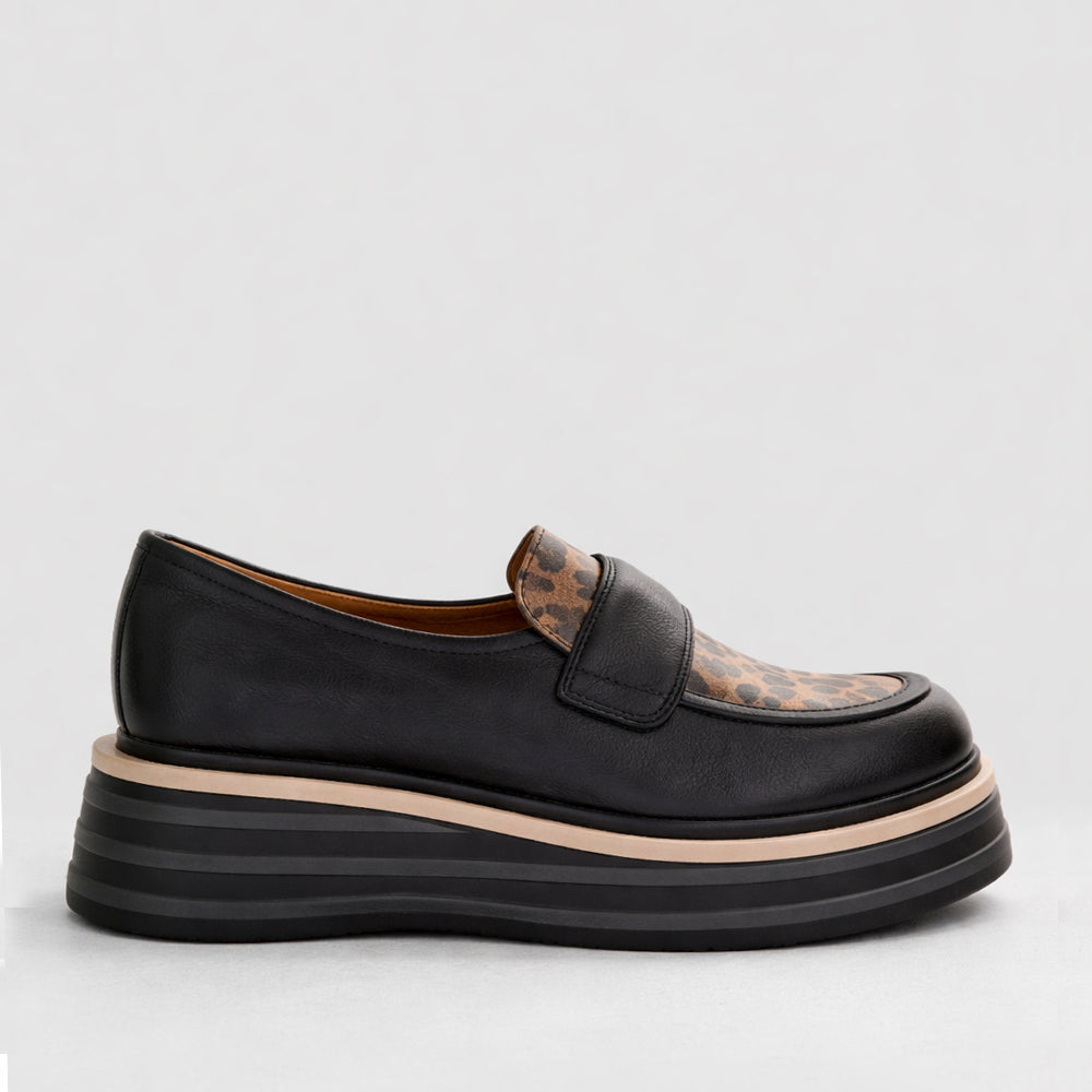 ALFIE & EVIE MOBY BLACK - Women Loafers - Collective Shoes 