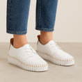 Load image into Gallery viewer, DJANGO & JULIETTE BATU WHITE - Women sneakers - Collective Shoes 
