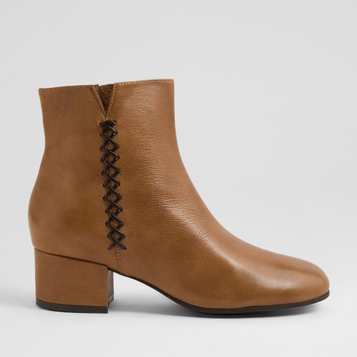 DJANGO & JULIETTE BELMONT CARAMEL CHOCO - Women Boots - Collective Shoes 