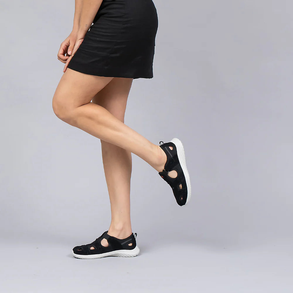 CC RESORTS BERNICE BLACK - Women Flats - Collective Shoes 