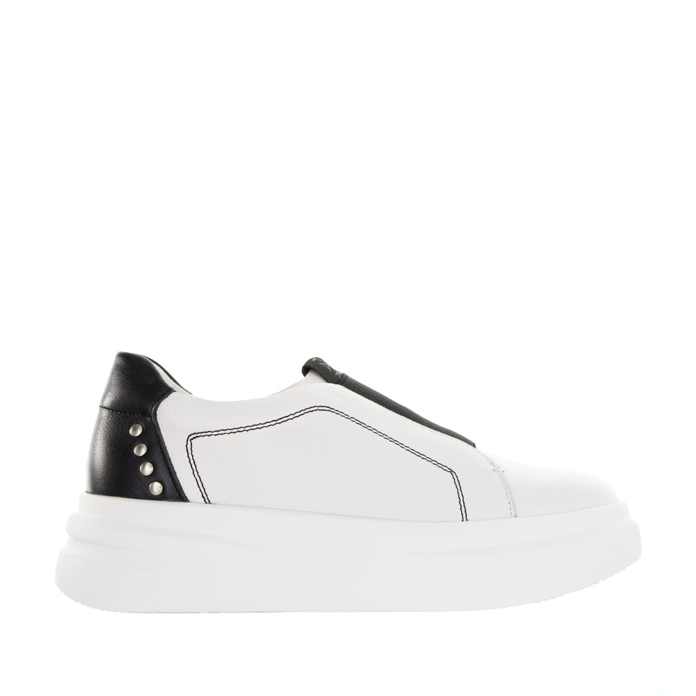 TAMARA LONDON BIANCA WHITE BLACK - Women Sneakers - Collective Shoes 