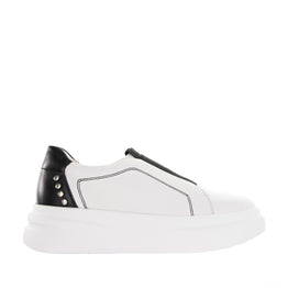 TAMARA LONDON BIANCA WHITE BLACK - Women Sneakers - Collective Shoes 