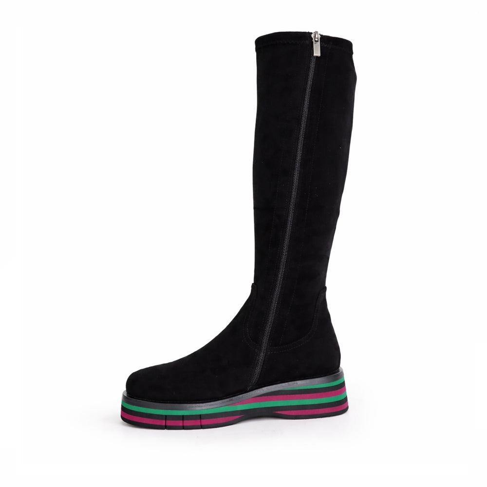 DJANGO & JULIETTE GESBIT BLACK FORSET - Women High Boots - Collective Shoes 