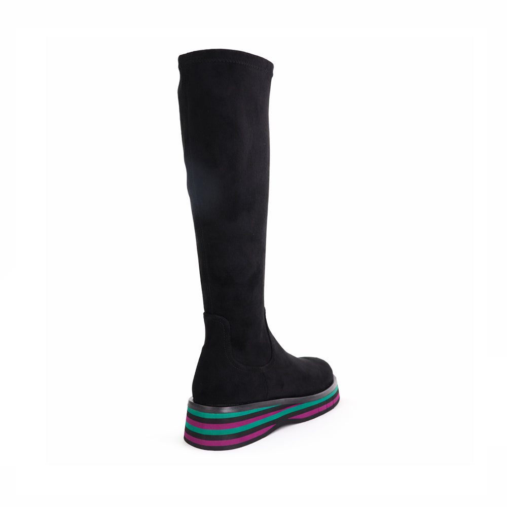 DJANGO & JULIETTE GESBIT BLACK FORSET - Women High Boots - Collective Shoes 