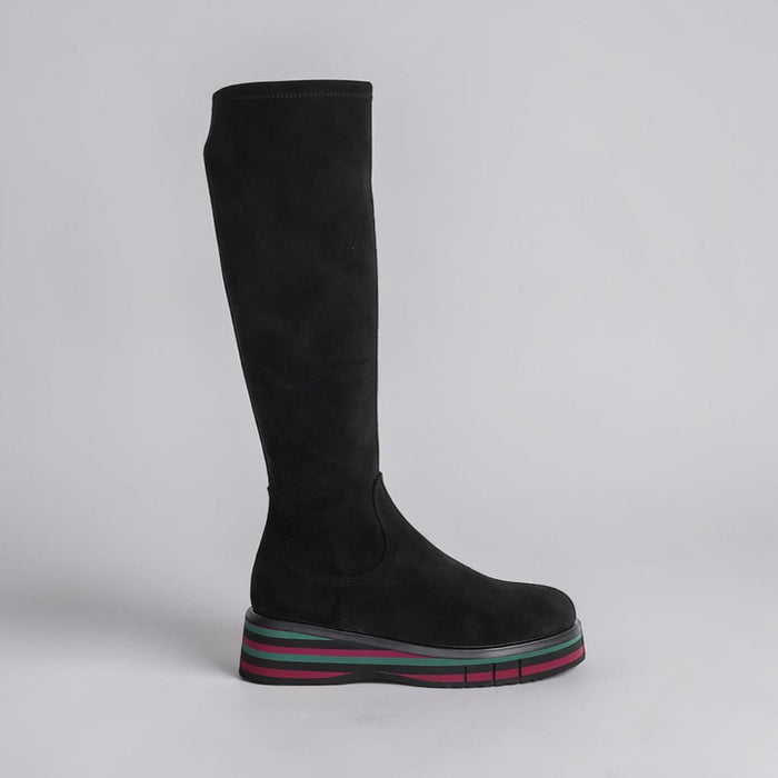 DJANGO & JULIETTE GESBIT BLACK FORSET - Women High Boots - Collective Shoes 