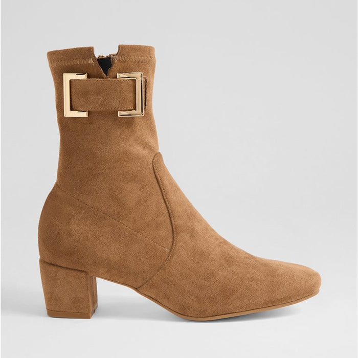 DJANGO & JULIETTE HARISS LT CHOC - Women Boots - Collective Shoes 