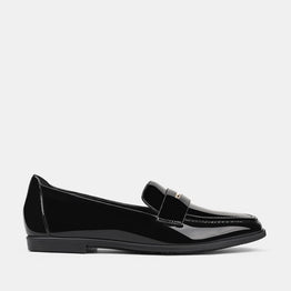 HUSH PUPPIES ZABRINA BLACK PATENT - Women Loafers - Collective Shoes 