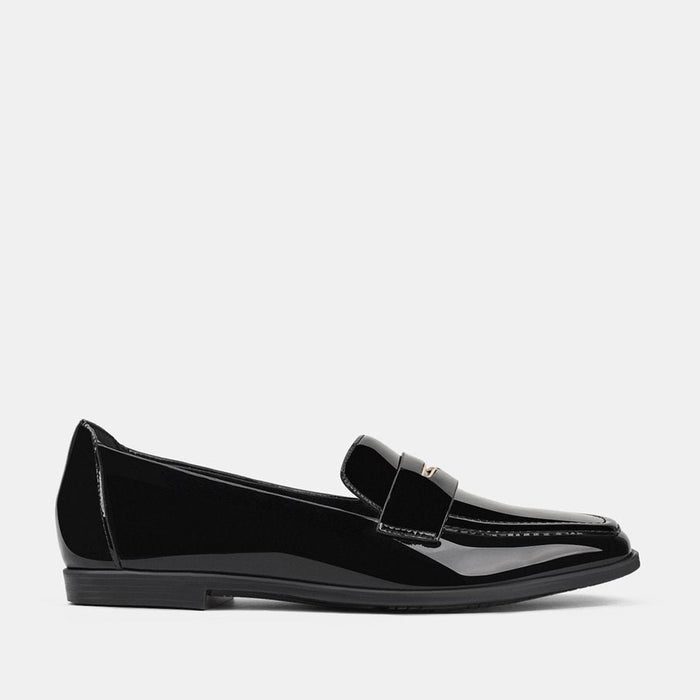 HUSH PUPPIES ZABRINA BLACK PATENT - Women Loafers - Collective Shoes 
