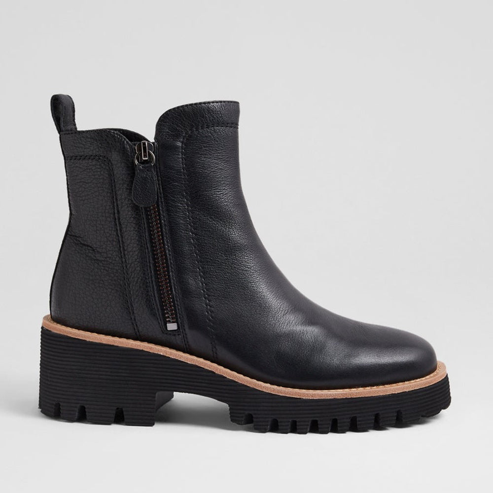 DJANGO & JULIETTE WAIZEY BLACK - Women Boots - Collective Shoes 