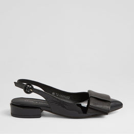 DJANGO & JULIETTE EVENNING BLACK PATENT - Women Sandals - Collective Shoes 