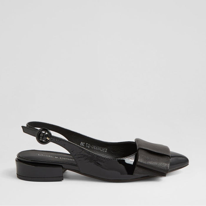 DJANGO & JULIETTE EVENNING BLACK PATENT - Women Sandals - Collective Shoes 