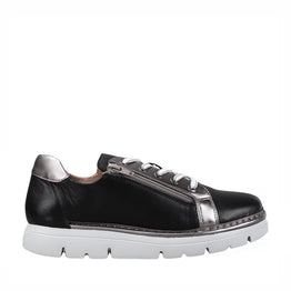 LESANSA BEAGLE BLACK PEWTER - Women sneakers - Collective Shoes 