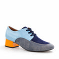 Load image into Gallery viewer, BRESLEY DESTER BLUE MULTI - Women Oxford / Brogue Shoes - Collective Shoes 
