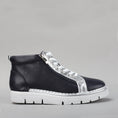 Load image into Gallery viewer, LE SANSA BOBBY NAVY SILVER - Women Boots - Collective Shoes 
