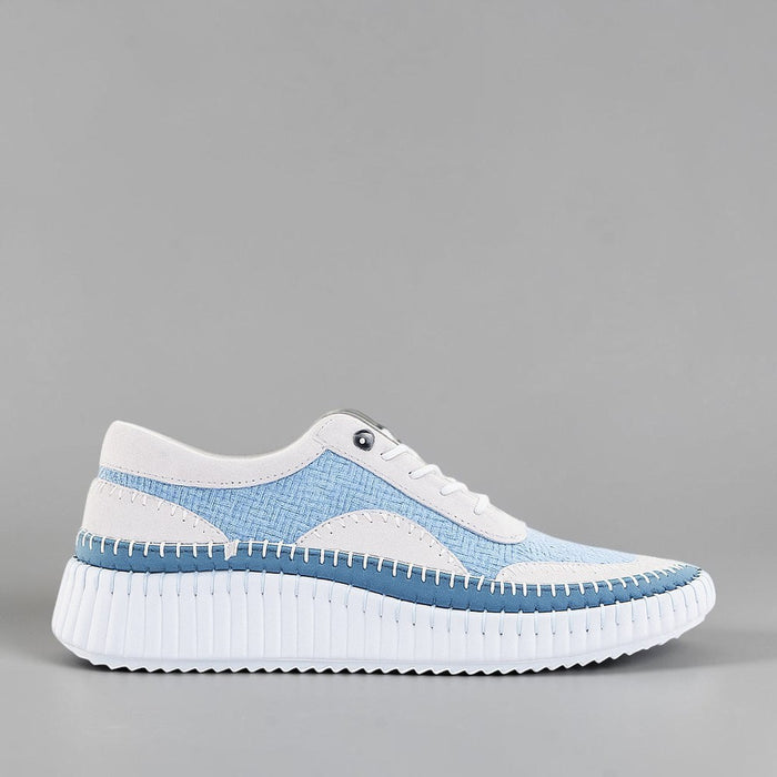 CABELLO BOOST DENIM WHITE - Women Sneakers - Collective Shoes 