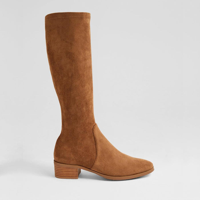 DJANGO & JULIETTE TIMOTHIE LT CHOCO - Women High Boots - Collective Shoes 