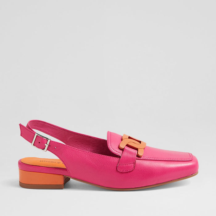 DJANGO & JULIETTE BOSSYS FUCHSIA ORANGE - Women Sandals - Collective Shoes 