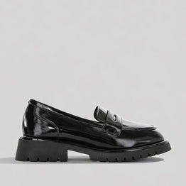LE SANSA BOW BLACK PATENT - Women Loafers - Collective Shoes 