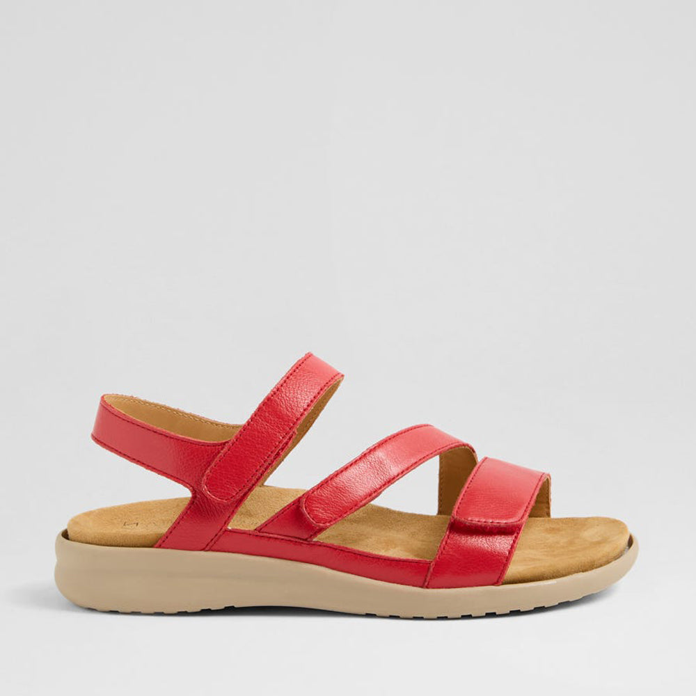 ZIERA BOYDE RED ALMOND - Women Sandals - Collective Shoes 