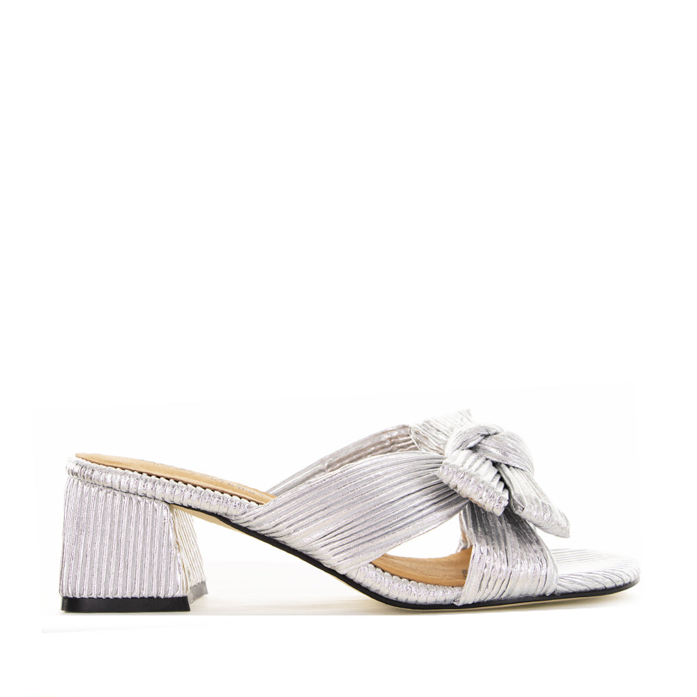 BRESLEY ANISTON SILVER - Women Heels - Collective Shoes 