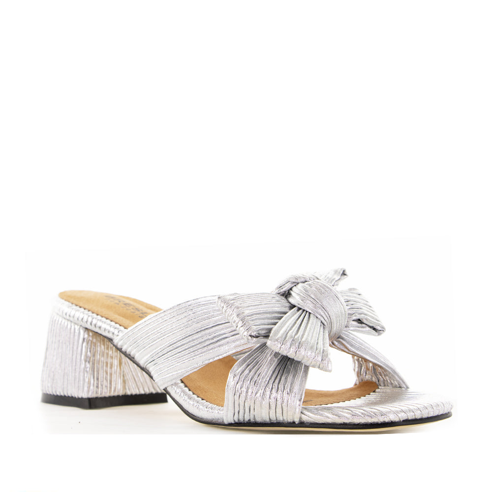 BRESLEY ANISTON SILVER - Women Heels - Collective Shoes 