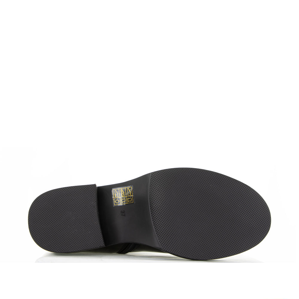 BRESLEY PANDER BLACK PATENT - Women Boots - Collective Shoes 