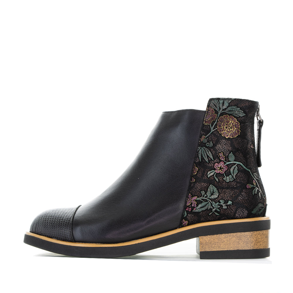 BRESLEY DUCK BLACK ROSE - Women Boots - Collective Shoes 