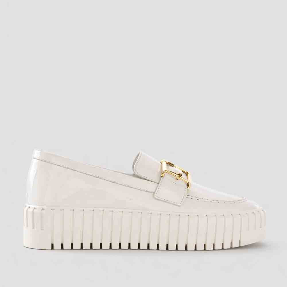 DJANGO & JULIETTE BRONTIS IVORY - Women Loafers - Collective Shoes 