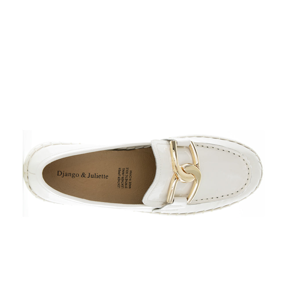 DJANGO & JULIETTE BRONTIS IVORY - Women Loafers - Collective Shoes 