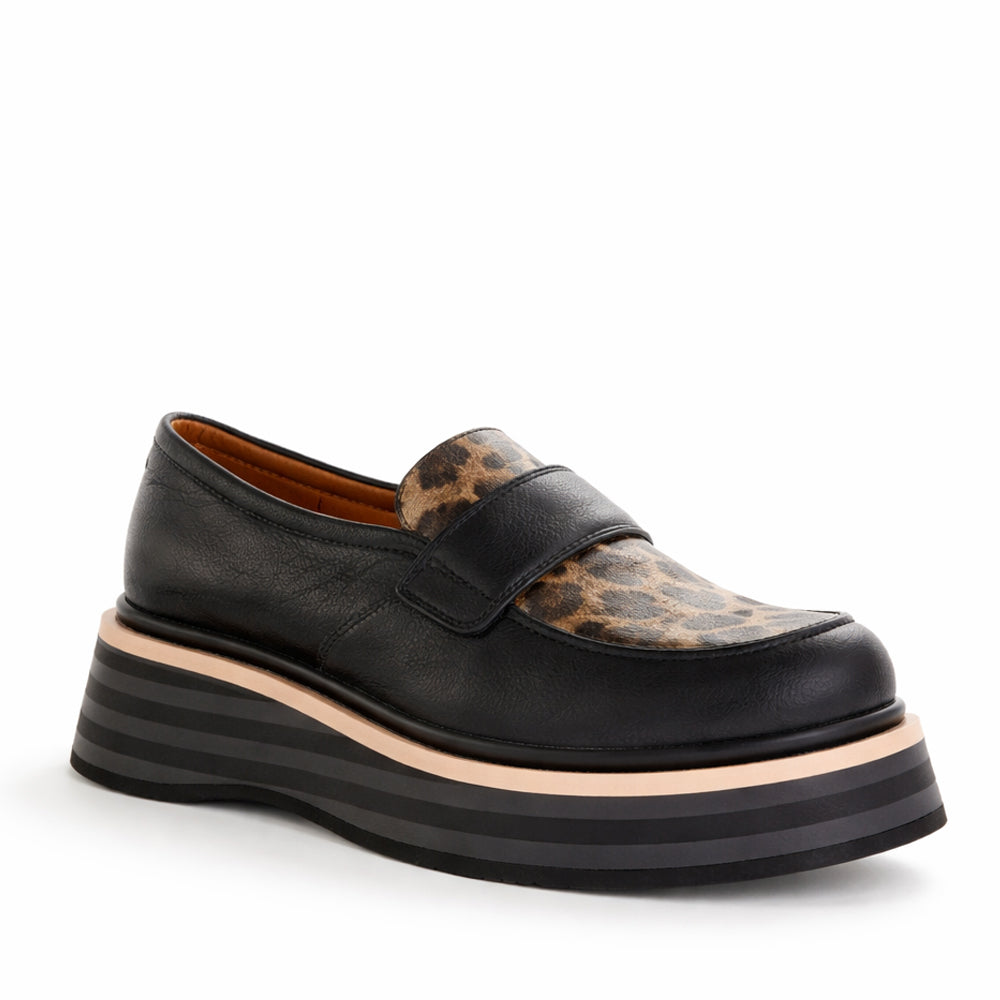 ALFIE & EVIE MOBY BLACK - Women Loafers - Collective Shoes 