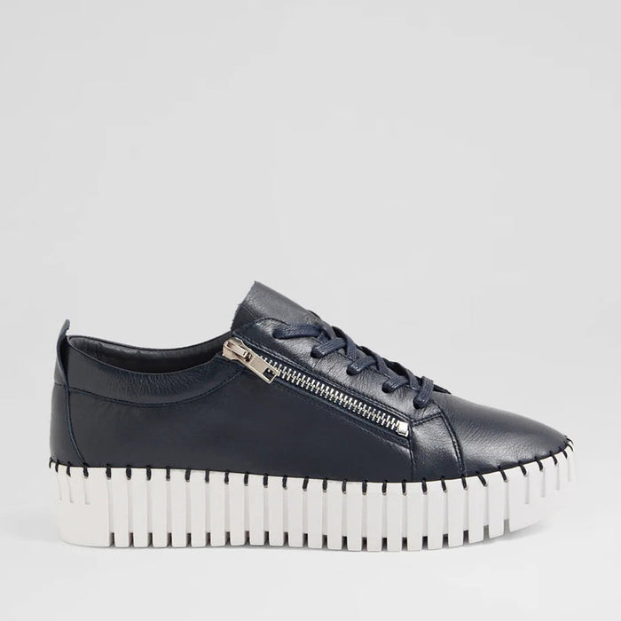 DJANGO & JULIETTE BUMP NAVY WHITE - Women sneakers - Collective Shoes 