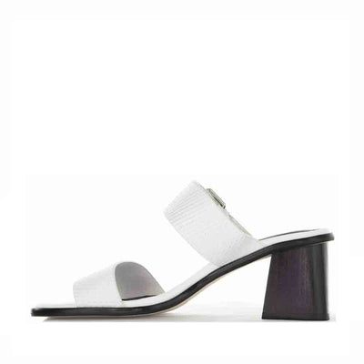 TAMARA LONDON BUNT WHITE - Women Heels - Collective Shoes 