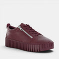 Load image into Gallery viewer, DJANGO & JULIETTE BUMP BURGUNDY LEATHER
