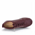 Load image into Gallery viewer, DJANGO & JULIETTE BUMP BURGUNDY LEATHER - Women sneakers - Collective Shoes 
