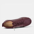 Load image into Gallery viewer, DJANGO & JULIETTE BUMP BURGUNDY LEATHER
