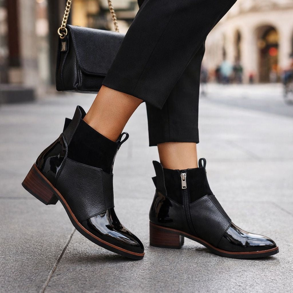 DJANGO & JULIETTE TRAIGS BLACK - Women Boots - Collective Shoes 