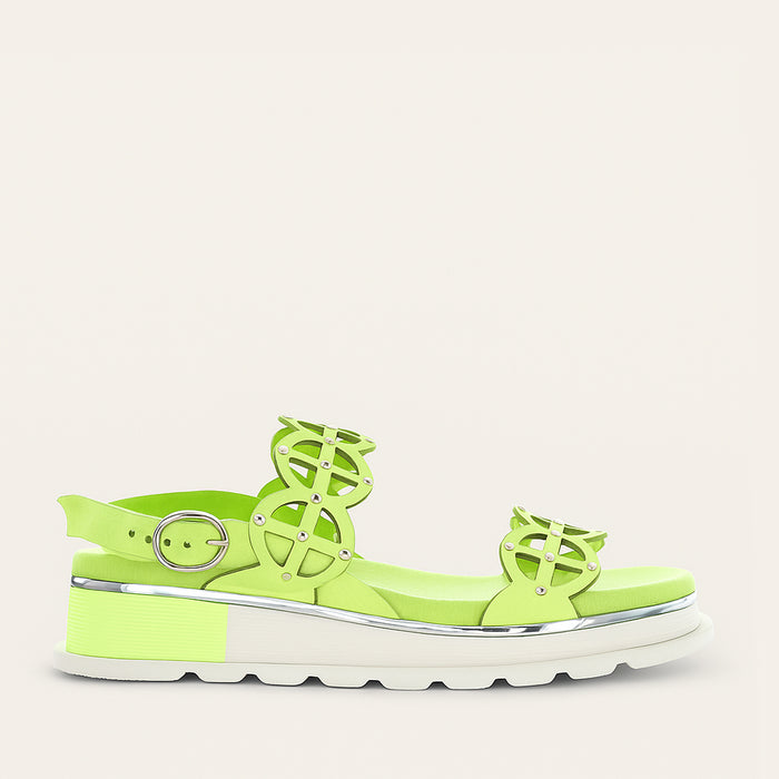 DJANGO & JULIETTE CAROLA LT CITRUS - Women Sandals - Collective Shoes 