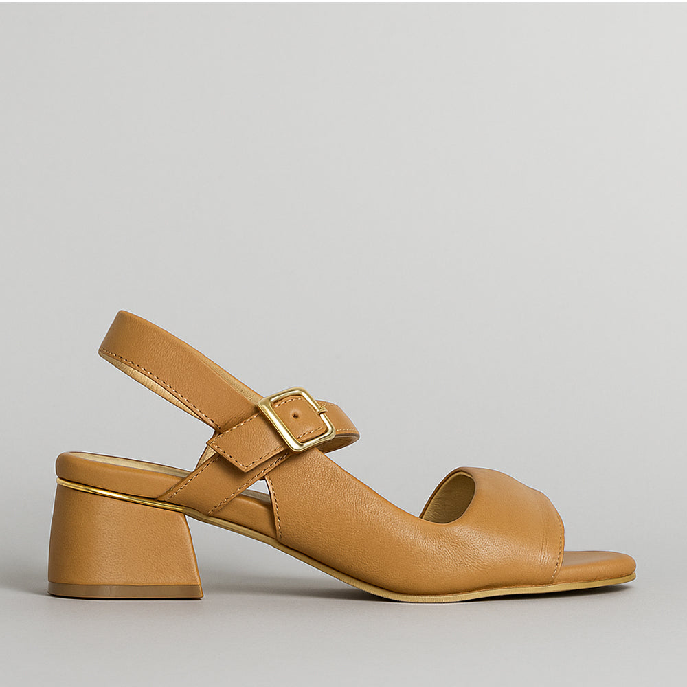 ZIERA CENDA DK TAN - Women Sandals - Collective Shoes 