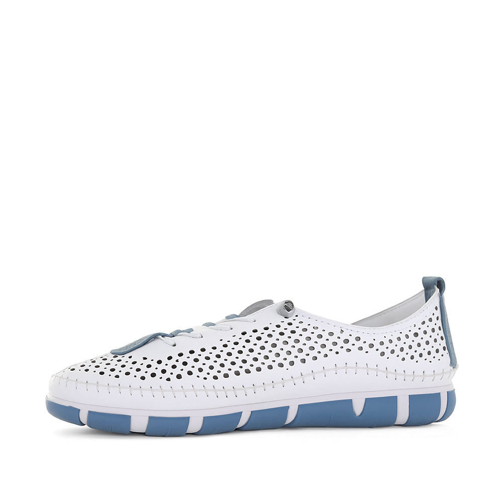 CABELLO CHIN WHITE DENIM - Women Sneakers - Collective Shoes 