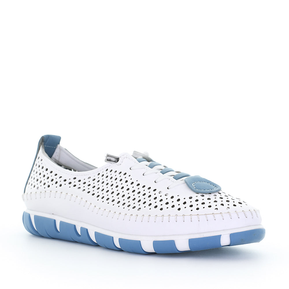 CABELLO CHIN WHITE DENIM - Women Sneakers - Collective Shoes 