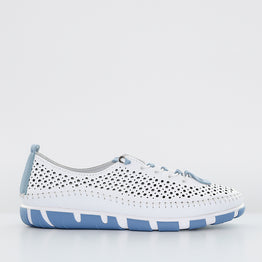 CABELLO CHIN WHITE DENIM - Women Sneakers - Collective Shoes 