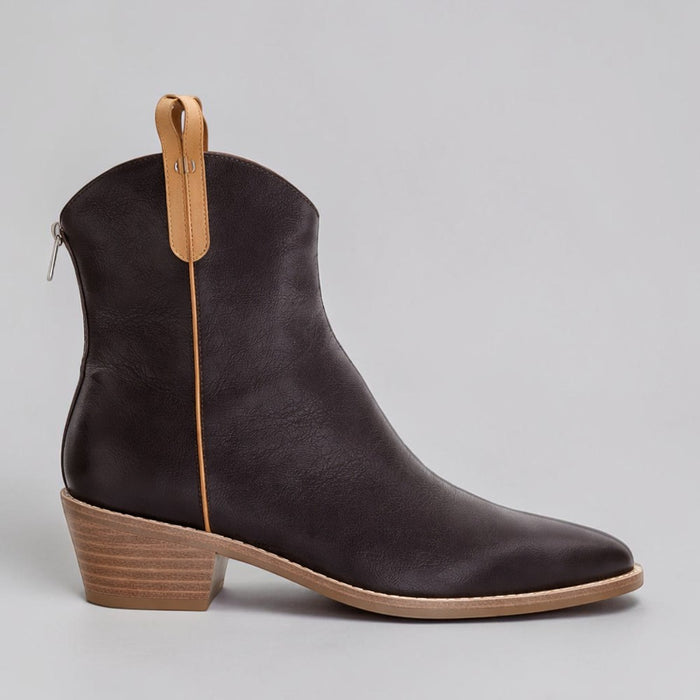 DJANGO & JULIETTE DANILO CHOCOLATE - Women Boots - Collective Shoes 