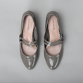 Load image into Gallery viewer, NAKED ARCHES CIDER GREY PATENT - Women Heels - Collective Shoes 
