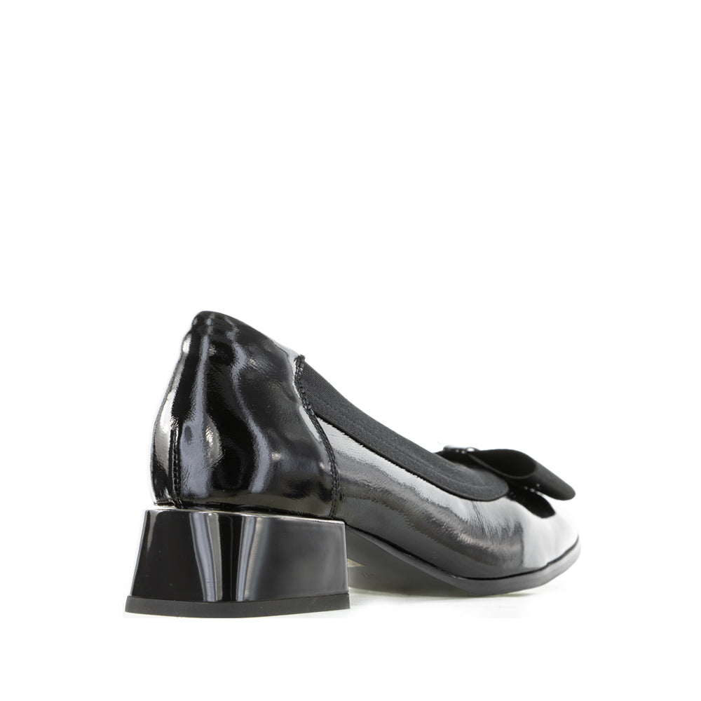MILA RAINE BING BLACK PATENT - Women Heels - Collective Shoes 